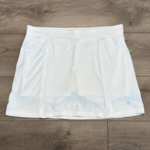 NWOT Sofibella 15" White Tennis Golf Skirt Skort Size XL